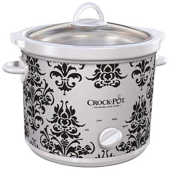 CrockPot Kitchen New Crock Pot Damask Design 3quart Classic Manual